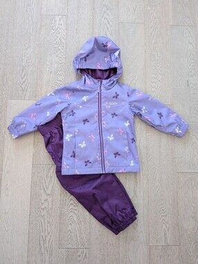 Gusti Toddler 2-Piece Rain Suit Girls 3T